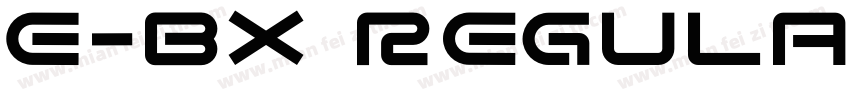 E-BX regular字体转换